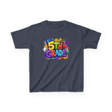 5th Grade Kids T-Shirt — Colorful Back-to-School Graduation Tee
