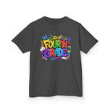 Fourth Grade Kids T‑Shirt — Colorful Back-to-School Tee