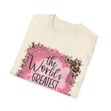 World's Greatest Mom Animal Print T-Shirt