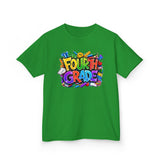 Fourth Grade Kids T‑Shirt — Colorful Back-to-School Tee
