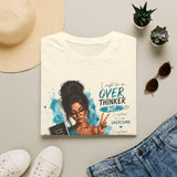 Overthinker Graphic T-Shirt — "I Might Be An Overthinker But..." Brunette Inspirational Tee