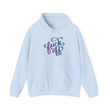 F*ck Off Hoodie — Bold Script Graphic Hooded Sweatshirt