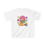 Second Grade Kids T‑Shirt – Cute Donut & School Icons Back-to-School Tee