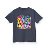 Kids Tee — "Chillin' With My Peeps" Bunny Sunglasses Shirt