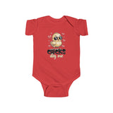 Infant Bodysuit — "Chicks Dig Me" Cute Humorous Baby Onesie