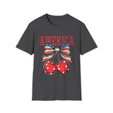 4th of July Cherries T-Shirt — America Patriotic Cherry Graphic Tee