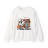 Fall Leaves and Football Crewneck Sweatshirt