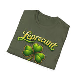 Leprecunt St. Paddy's Day T-Shirt — Funny Inappropriate Irish Humor Tee