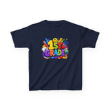 1st Grade Kids T‑Shirt – Colorful Back to School Design