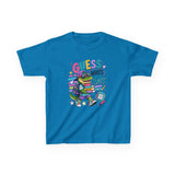 Kids T-Shirt — 'Guess Who's Back' Retro Gamer Dinosaur Graphic Tee