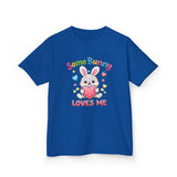 Kids Tee — "Some Bunny Loves Me" Colorful Easter Shirt