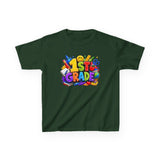 1st Grade Kids T‑Shirt – Colorful Back to School Design