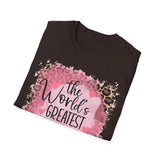 World's Greatest Mom Animal Print T-Shirt