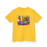 1st Grade Kids T‑Shirt – Colorful Back to School Design