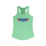 Top Cunt Women's Racerback Tank — Funny Summer Graphic Tank Top