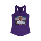 Women's Racerback Tank — "I Am Your President, Go F*** Yourself" Political Tank