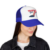 Trump Girl Trucker Hat — Feminine Heel Graphic (Pairs well with Matching Tee)