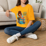 T-Shirt — “I Might Be an Overthinker But…I Overthink so I can Overcome” Red Head Graphic Tee for Overthinkers