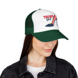 Trump Girl Trucker Hat — Feminine Heel Graphic (Pairs well with Matching Tee)