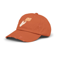 Funny "Va Fan Ghoul" Unisex Distressed Cap