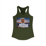 Women's Racerback Tank — "I Am Your President, Go F*** Yourself" Political Tank