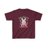 Kids Tee — "Some Bunny Loves Me" Colorful Easter Shirt