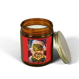 Coconut Apricot Holiday Candle – Grinch Santa Scented Jar (4oz & 9oz)