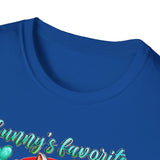 Bunny's Favorite Teacher T-Shirt — Colorful Easter Tee for Educators