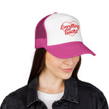 Everything Sucks Trucker Hat — Funny Foam Trucker for Bad Hair Days