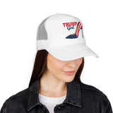 Trump Girl Trucker Hat — Feminine Heel Graphic (Pairs well with Matching Tee)