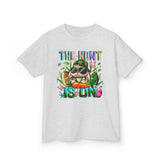 Kids Easter Bunny 'The Hunt Is On' Tee — Colorful Egg Hunt Shirt for Children