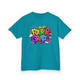 Fourth Grade Kids T‑Shirt — Colorful Back-to-School Tee