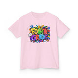 Fourth Grade Kids T‑Shirt — Colorful Back-to-School Tee
