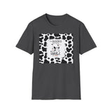 Funny Farmhouse T-Shirt — "The Boobs Are Real, The Smile Is Fake"