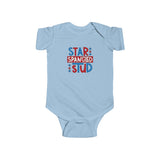 Baby Onesie – "Star Spangled Stud" Fourth of July Infant Bodysuit