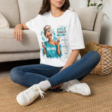 T-Shirt — "I Might Be an Overthinker But... I Overcome" Blonde Graphic Tee — Inspirational Women's Casual Top