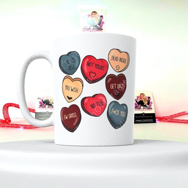 Mean Candy Valentine Mug