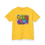 Fourth Grade Kids T‑Shirt — Colorful Back-to-School Tee