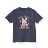 Kids Tee — "Some Bunny Loves Me" Colorful Easter Shirt
