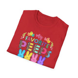 Mommy Shirt — "My Favorite Peeps Call Me Mommy" Easter Animal Print Tee
