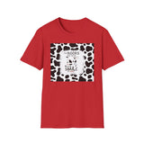Funny Farmhouse T-Shirt — "The Boobs Are Real, The Smile Is Fake"