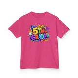 5th Grade Kids T-Shirt — Colorful Back-to-School Graduation Tee