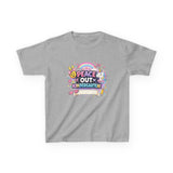 Personalized 'Peace Out Kindergarten' Kids Tee — Custom Name, Multiple Colors