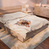 Whenever You Miss Me Snuggle This Blanket – Love Sassy Dog Memorial Velveteen Plush Blanket