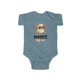 Infant Bodysuit — "Chicks Dig Me" Cute Humorous Baby Onesie