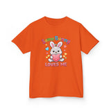 Kids Tee — "Some Bunny Loves Me" Colorful Easter Shirt