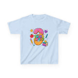 Third Grade Kids T‑Shirt — Cute Donut & School Icons Back-to-School Tee