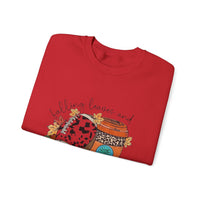 Fall Leaves and Football Crewneck Sweatshirt