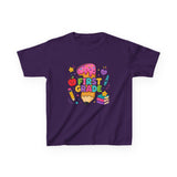 First Grade Kids T‑Shirt — Cute Back to School Pencil & Books Design