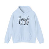 Limited Edition Hoodie – 'Limited Edition' Script & Arrow Graphic Pullover
